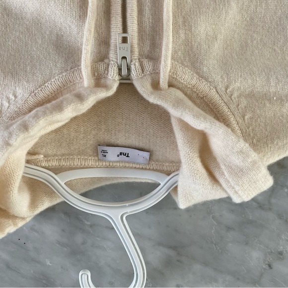 TNA Wool&Cashmere Zip Up Sweater - Picture 5 of 7